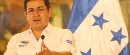 presidente de Honduras Juan Orlando Hernandez