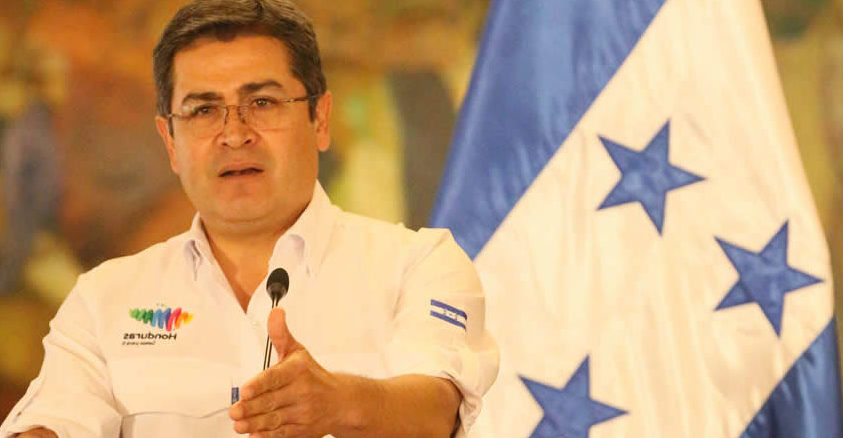 presidente de Honduras Juan Orlando Hernandez