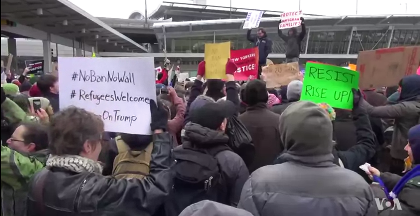 protestas inmigrante en NY