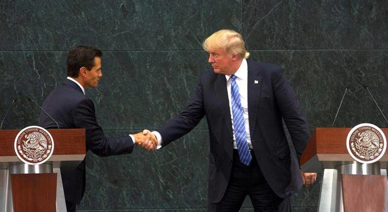 Enrique-Peña-Nieto-y-Donald-Trump.-EFE