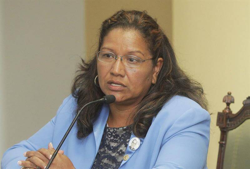La-viceministra-para-los-Salvadoreños-en-el-Exterior-Liduvina-Magarín.-EFEArchivo