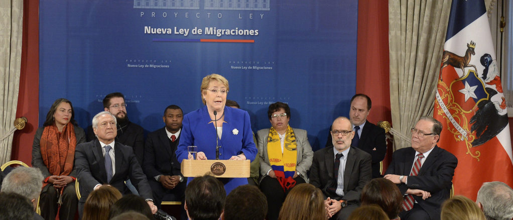 BACHELET PRESENTA PROYECTO PARA UNA NUEVA LEY DE MIGRACIONES EN CHILE