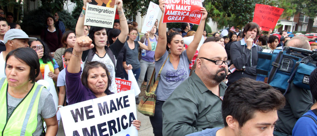 ciudades santuario, inmigrantes, protestas