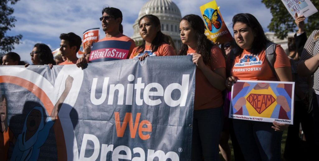 INMIGRANTES  DACA protestas