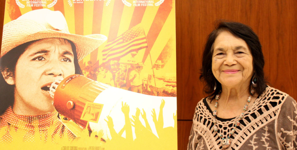 Dolores Huerta, una mujer acostumbrada a romper barreras