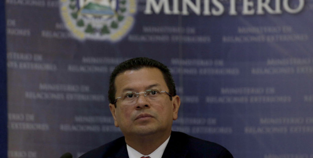 canciller de El Salvador TPS Hugo Martinez