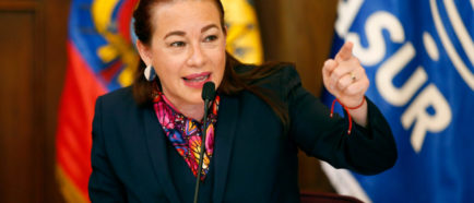 canciller de Ecuador Maria Espinosa