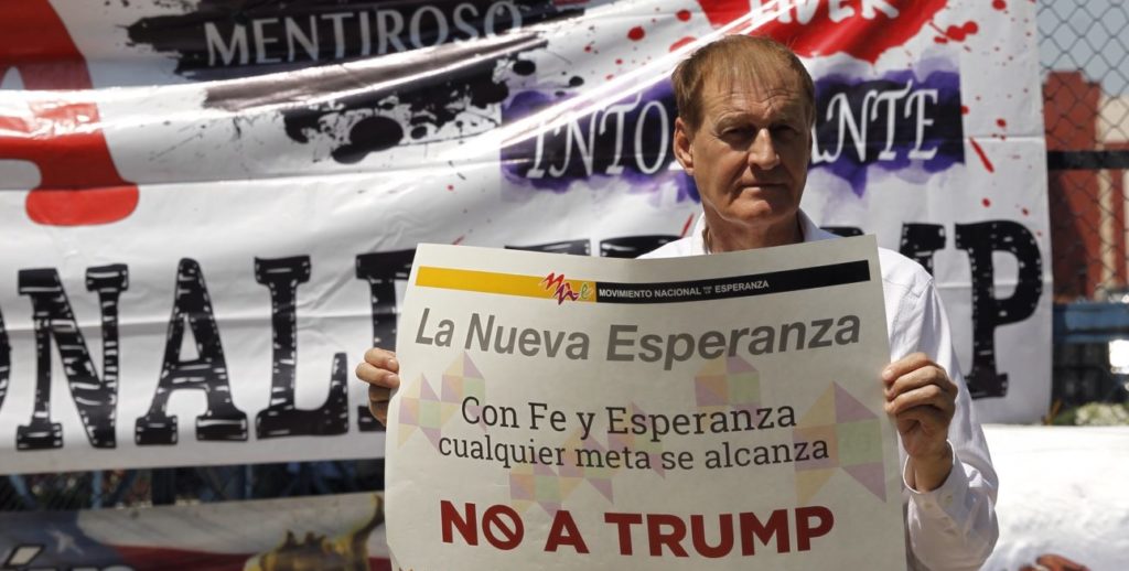 Manifestación contraTrump  NoTrump Mexico DACA inmigrantes
