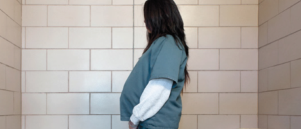Mujer embarazada encarcelada
