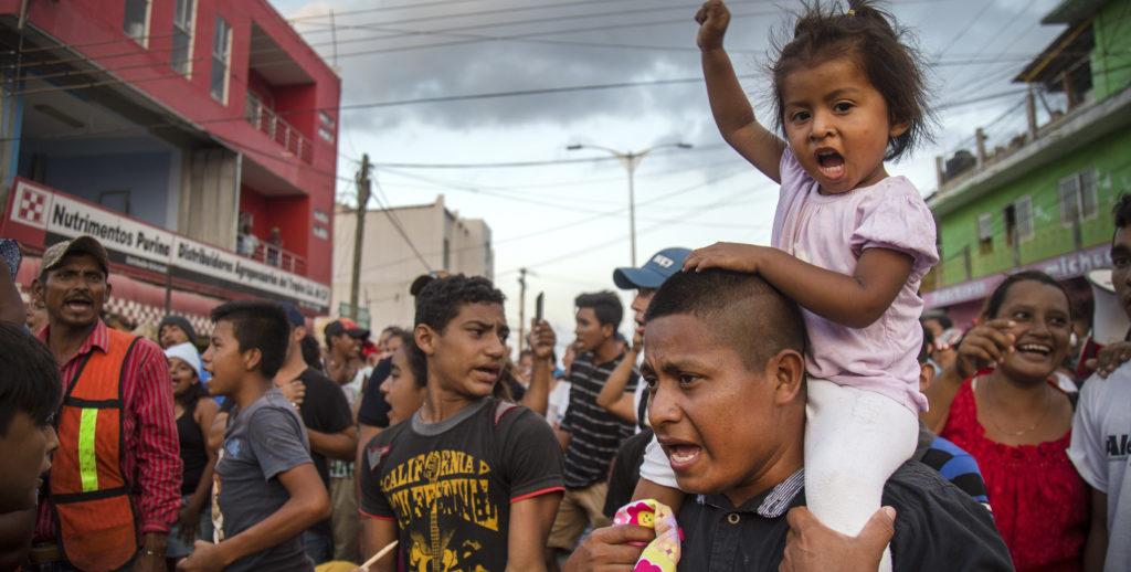 caravana inmigrantes centroamericanos