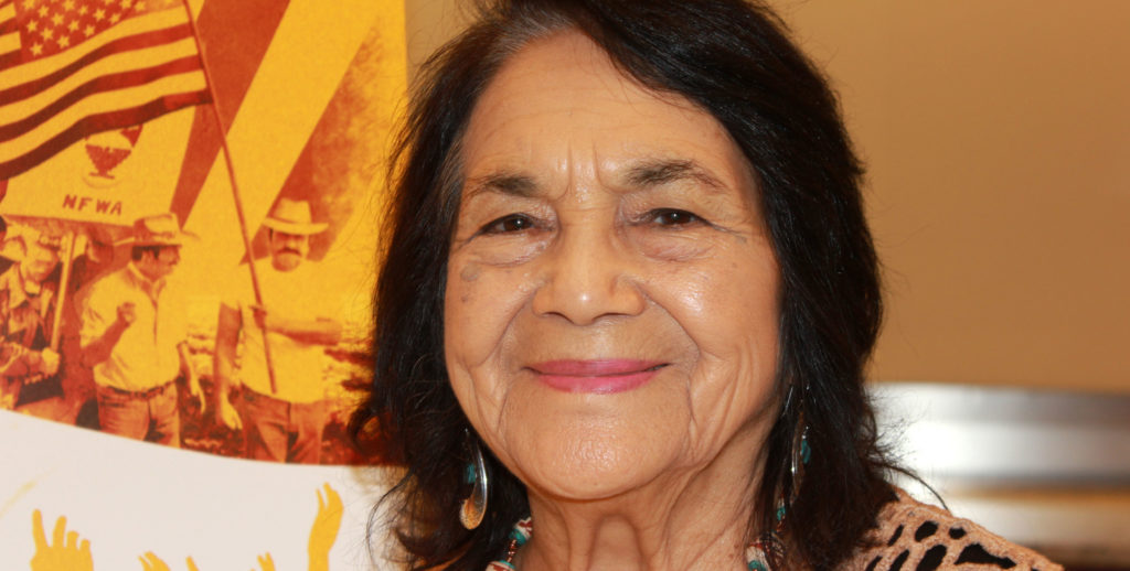 Dolores Huerta, una mujer acostumbrada a romper barreras