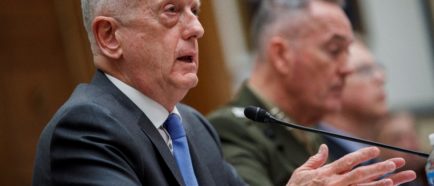 Pentagono secretario de Defensa estadounidense, Jim Mattis