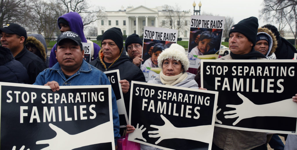 protesta inmigrantes