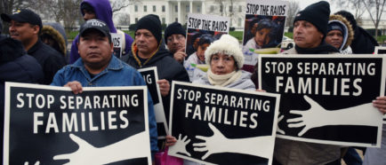 inmigrantes  familias