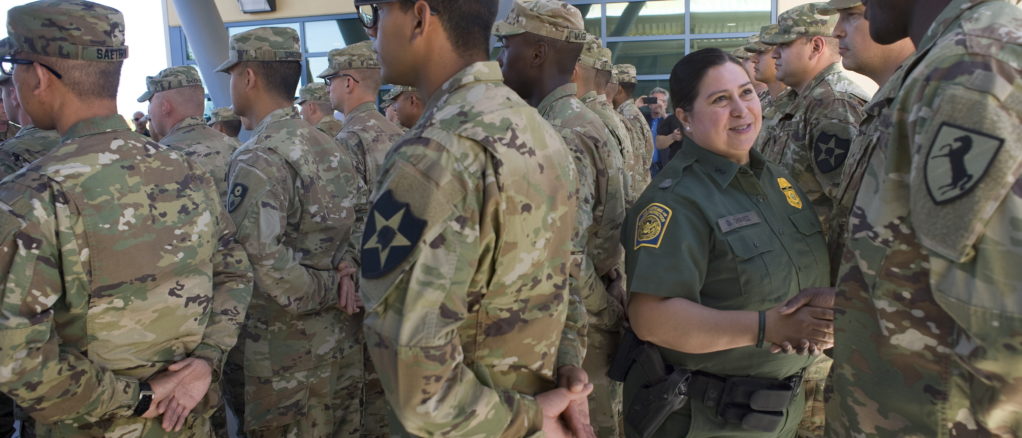 Llegada de 51 miembros de la Guardia Nacional a la Patrulla Fronteriza de los EE. UU.