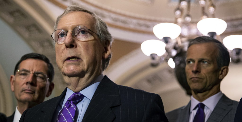 lider republicano Mitch McConnell