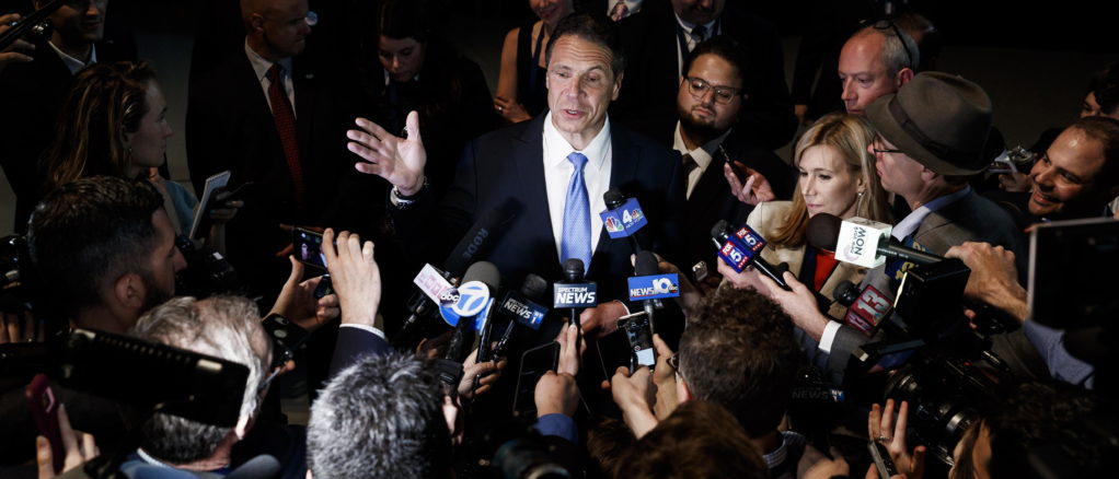 Gobernador Andrew Cuomo participa en la Convención Demócrata en Nueva York