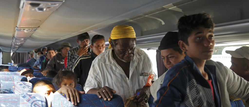 La Caravana migrante que recorre México llega a Puebla
