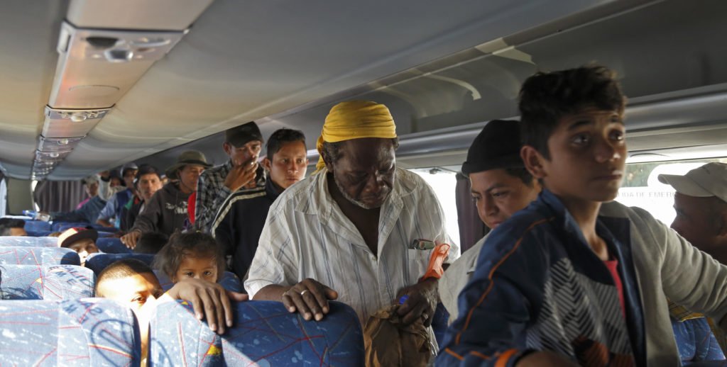 La Caravana migrante que recorre México llega a Puebla