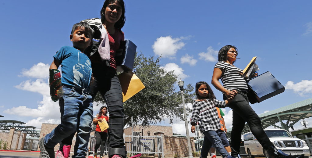 Inmigración a lo largo de la frontera de Texas, México