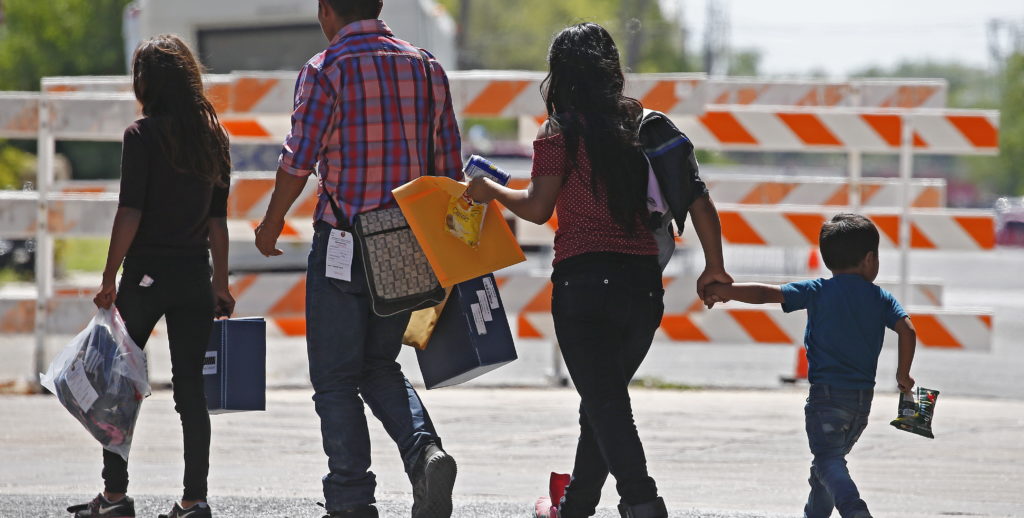 Inmigración a lo largo de la frontera de Texas, México