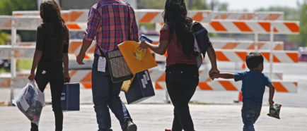 Inmigración a lo largo de la frontera de Texas, México