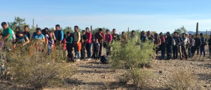 CBP detiene a 163 indocumentados en la frontera de Arizona con México