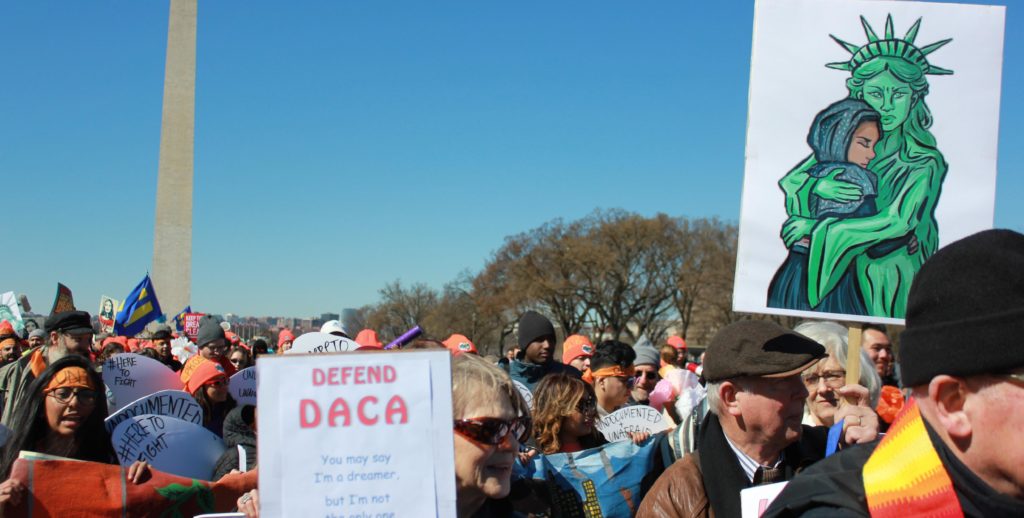 Miles de manifestantes critican fracaso de Trump respecto a los “soñadores”