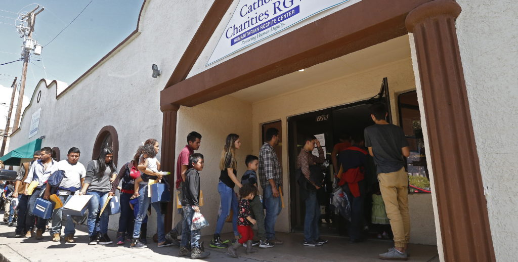 Inmigración a lo largo de la frontera de Texas, México