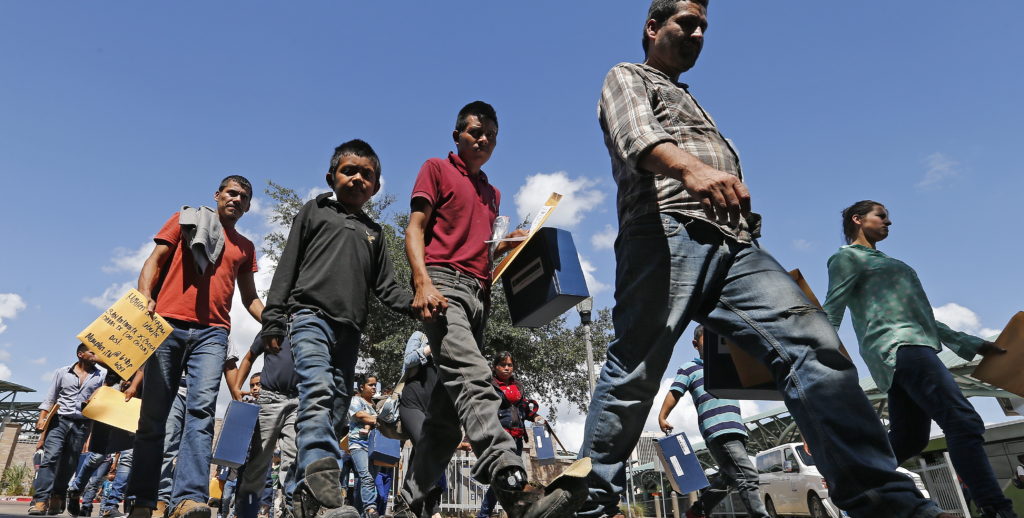 Inmigración a lo largo de la frontera de Texas, México