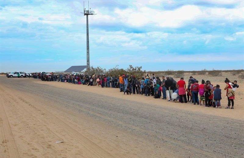 Arresto masivo en la frontera