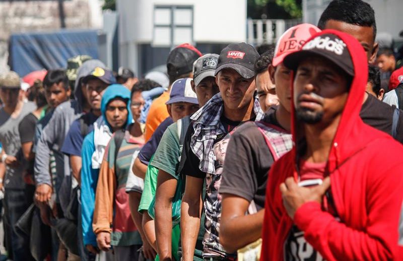Migrantes centroamericanos en MX