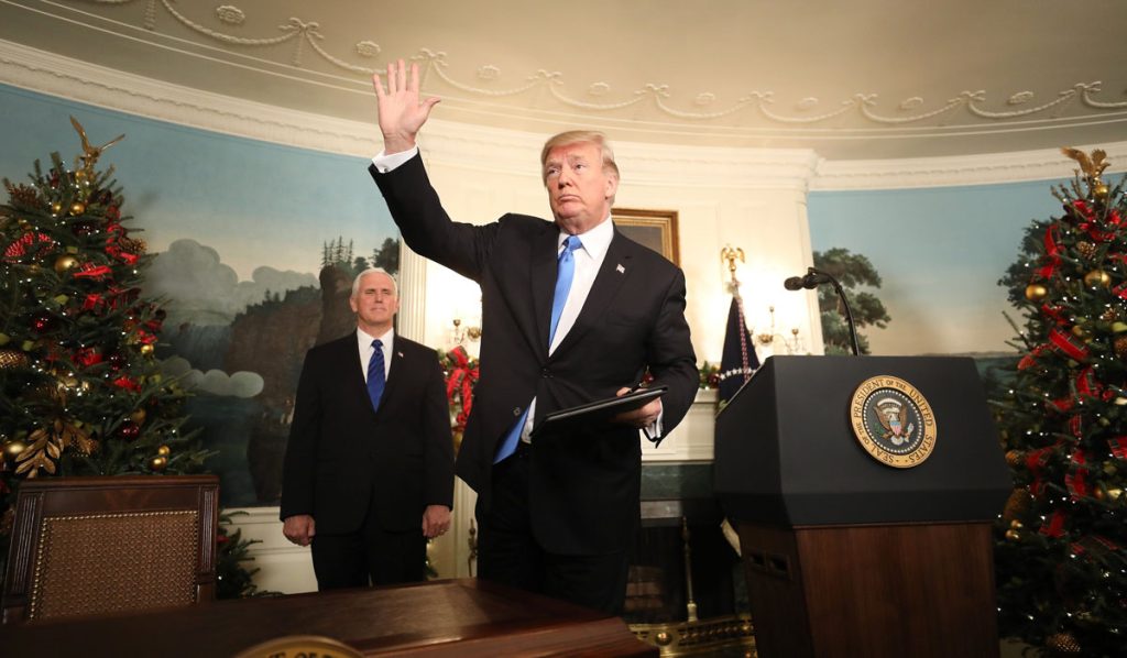 Trump confirma que EE.UU. reconoce a Jerusalén como capital de Israel