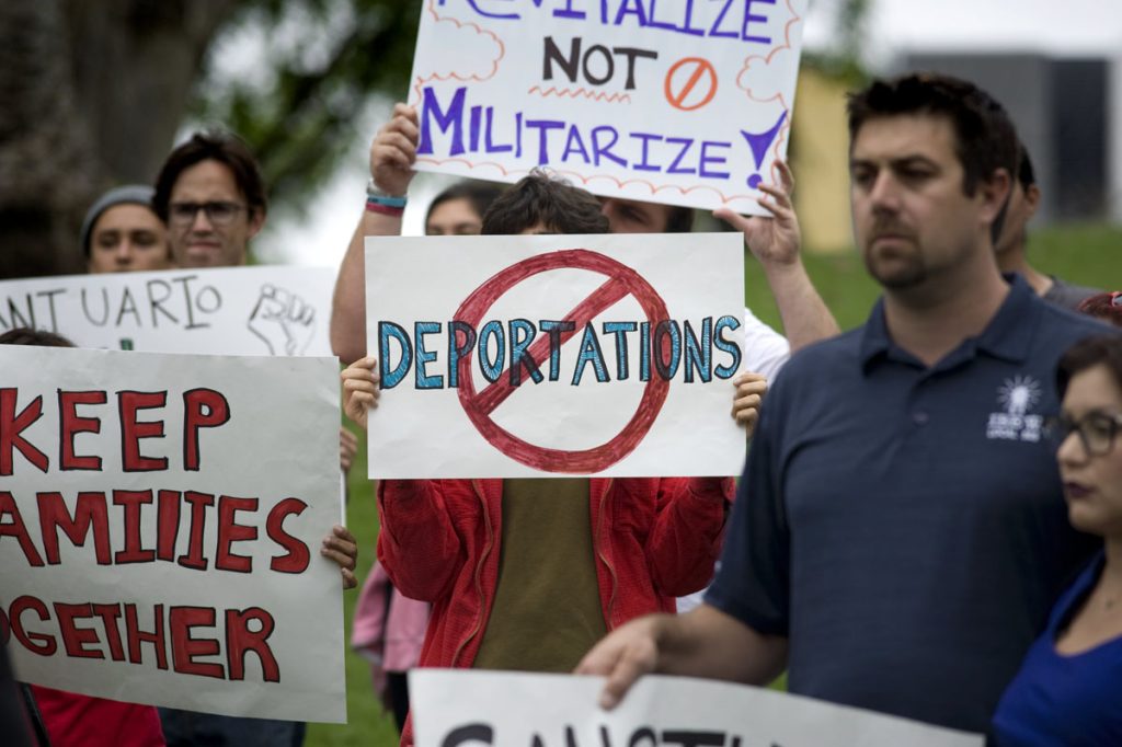 MANIFESTACIÓN EN APOYO A INMIGRANTES INDOCUMENTADOS