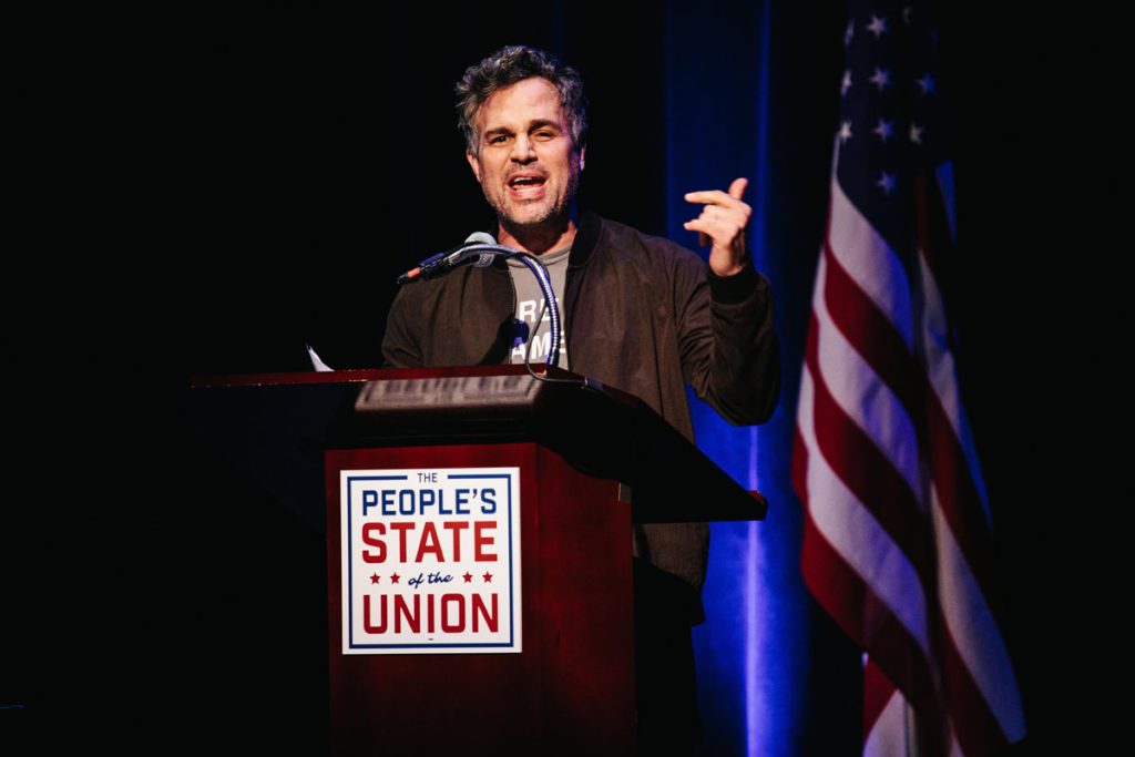 Celebración del evento "The People's State of the Union" en Nueva York
