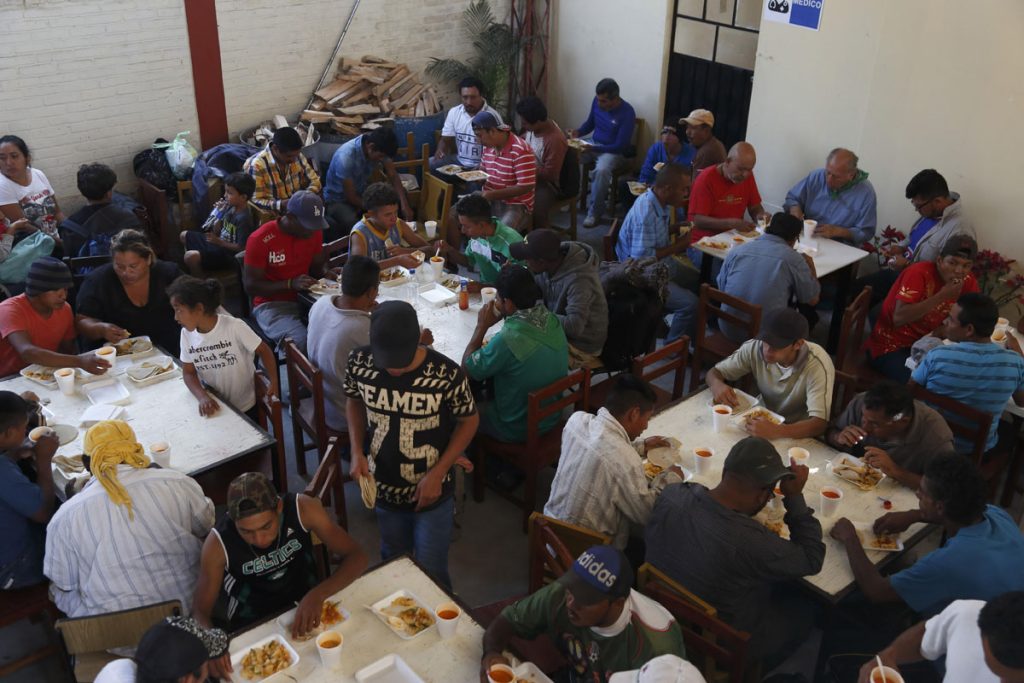La Caravana migrante que recorre México llega a Puebla