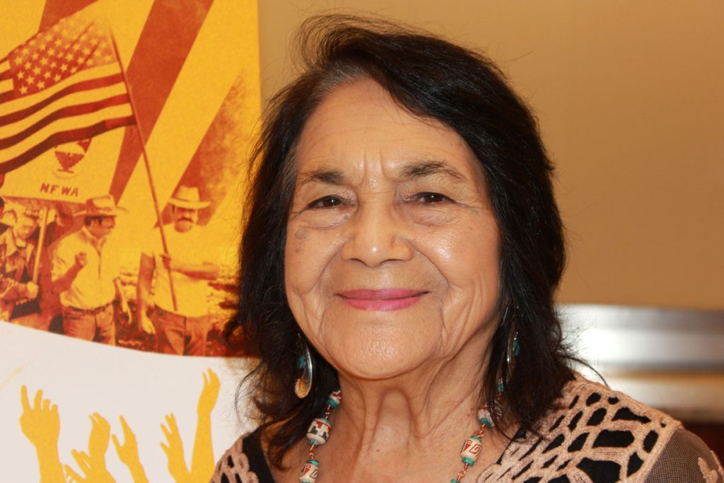 Dolores Huerta, una mujer acostumbrada a romper barreras