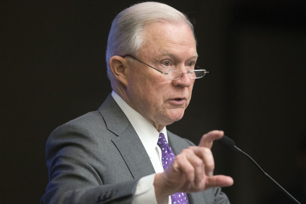 El Fiscal General de EE.UU. Jeff Sessions