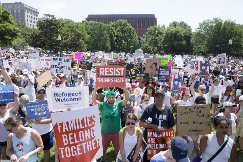 Families Belong Together rally in Washington DC