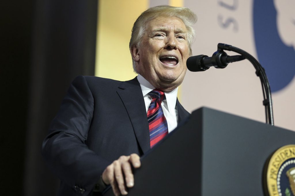 El presidente Donald Trump habla en la XI Campaña Anual de la Campaña por la Vida