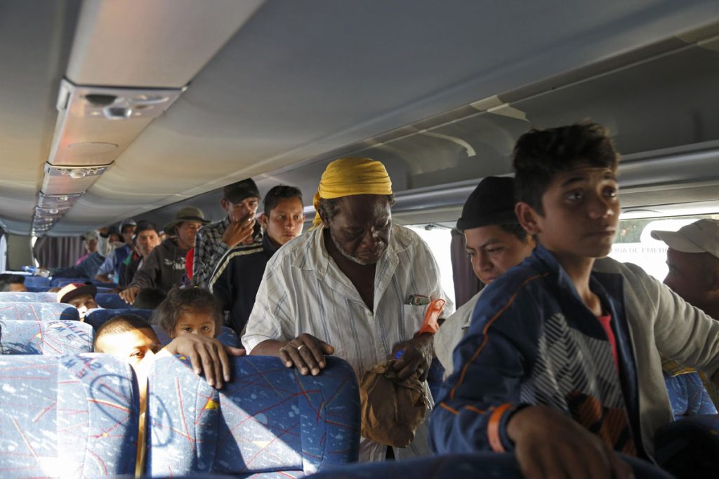 La Caravana migrante que recorre México llega a Puebla