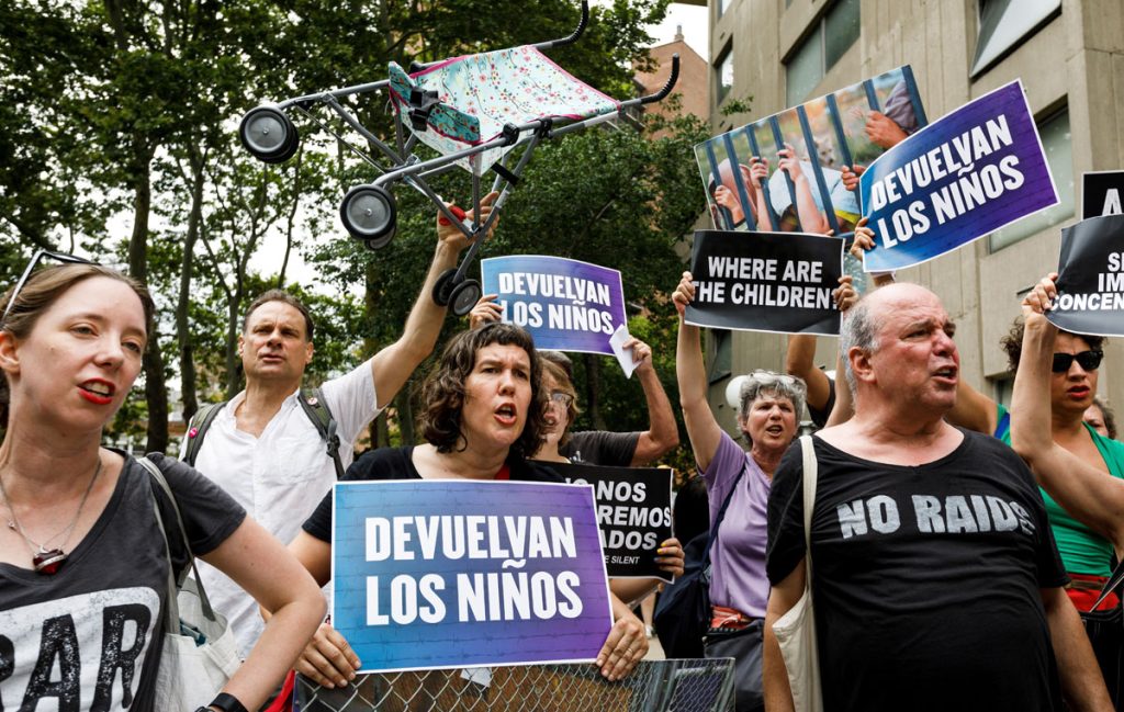 Protestas por las políticas de inmigración de la administración Trump