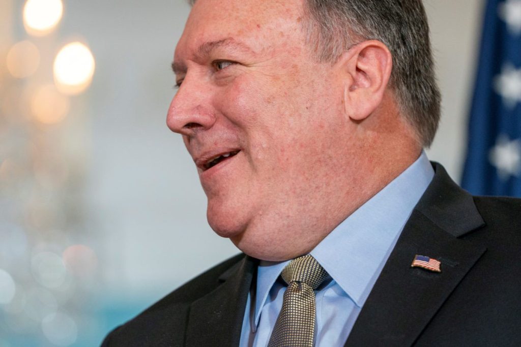 Mike Pompeo se reúne con el ministro de Exteriores egipcio, Sameh Shoukry, en Washington