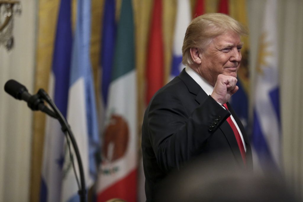 Donald Trump participa en la celebración del Mes de la Herencia Hispana en la Casa Blanca