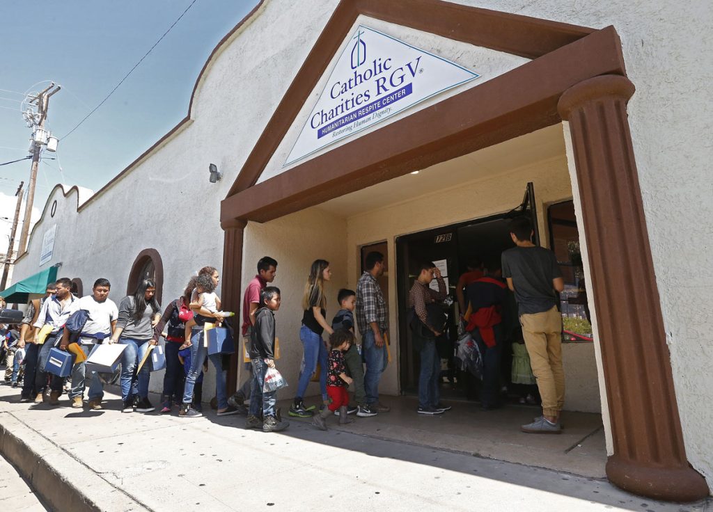 Inmigración a lo largo de la frontera de Texas, México
