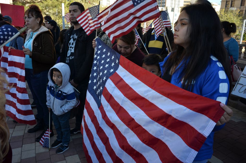Protesta en Texas por desprotección legal de los "soñadores"