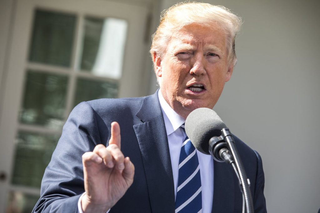 Conferencia de prensa conjunta del presidente Trump y el líder republicano McConnell