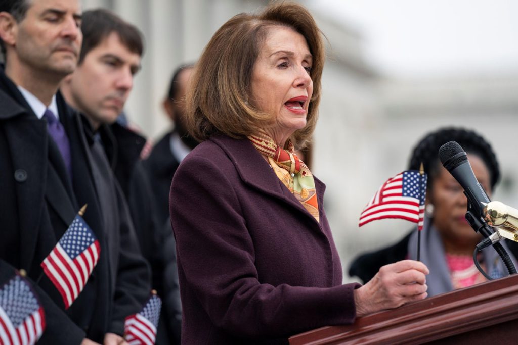 Discurso de Nancy Pelosi sobre financiación electoral en EEUU