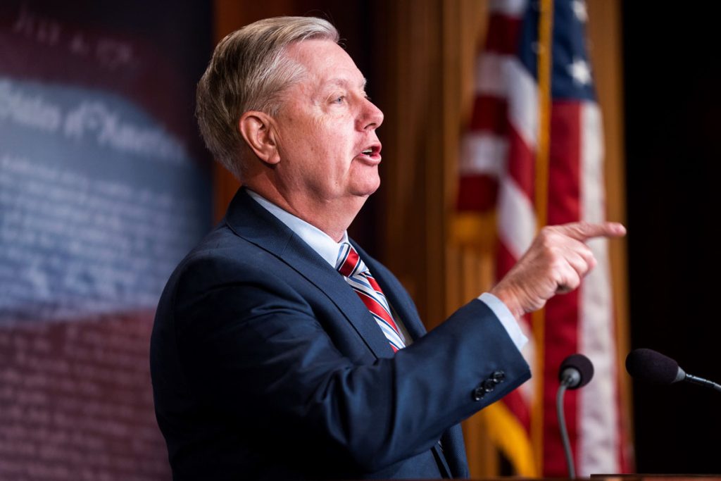 Rueda de prensa de Lindsey Graham
