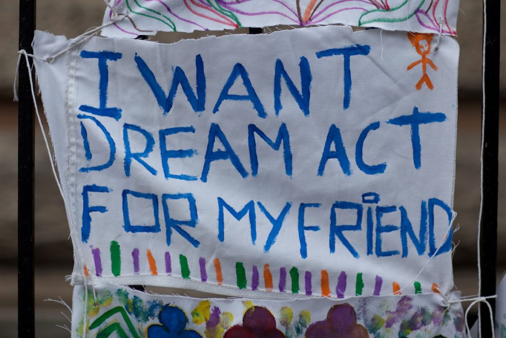 Immigration Reform Sign on 4th Street